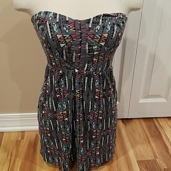 Billabong Dresses & Skirts - GRAY BILLABONG  STRETCH MINI DRESS/TUNIC!!
